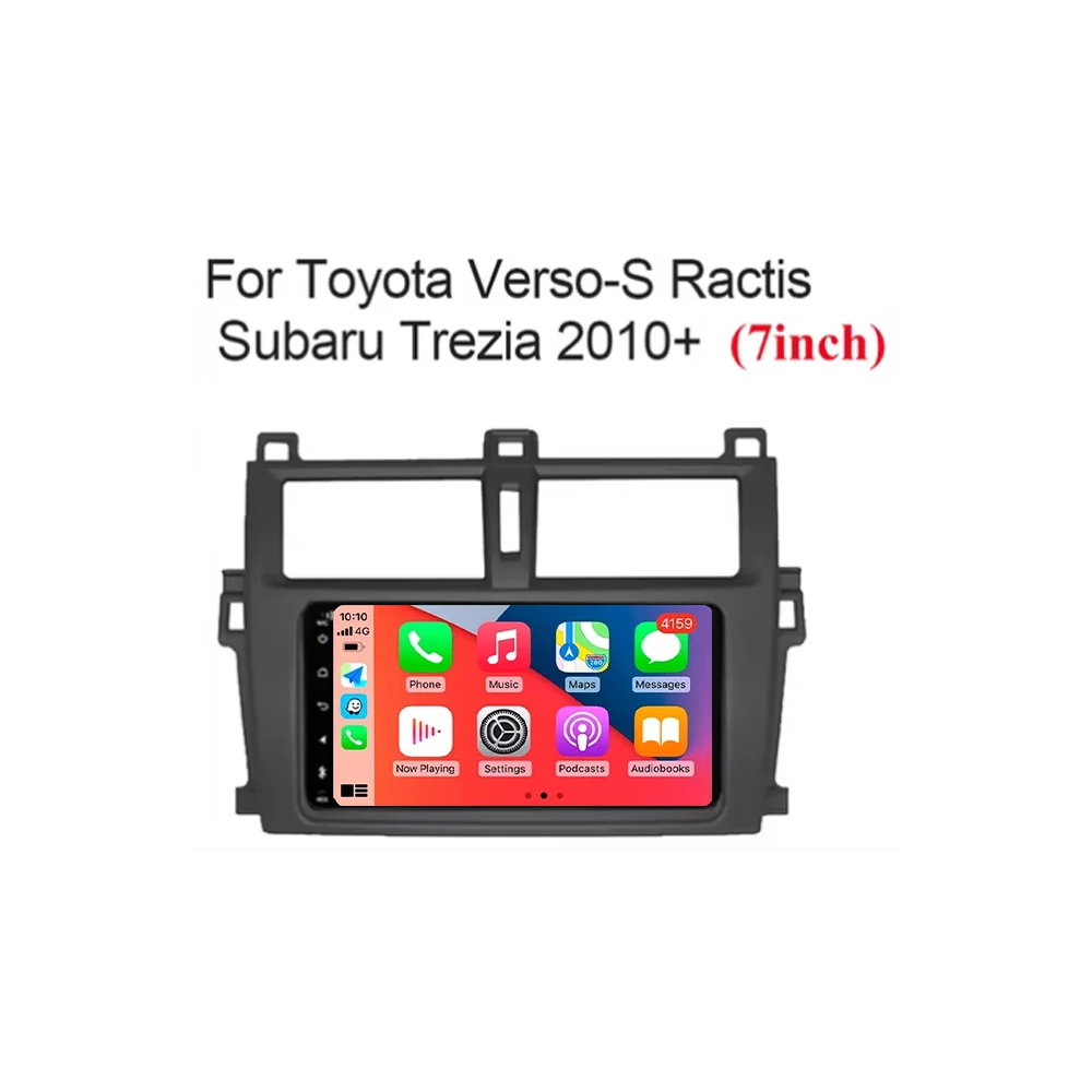 Car Radio Multimedia Video Player For Toyota Verso-S Ractis Subaru Trezia Android 14 Auto Carplay Navigation GPS 4G+WIFI DSP RDS