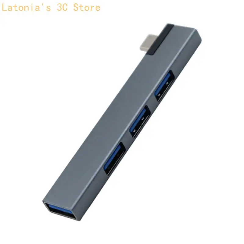 Portable 4 in 1 USB Docking Station Type C To 4 USB HUB 5Gbps Speed Expansion X3UB