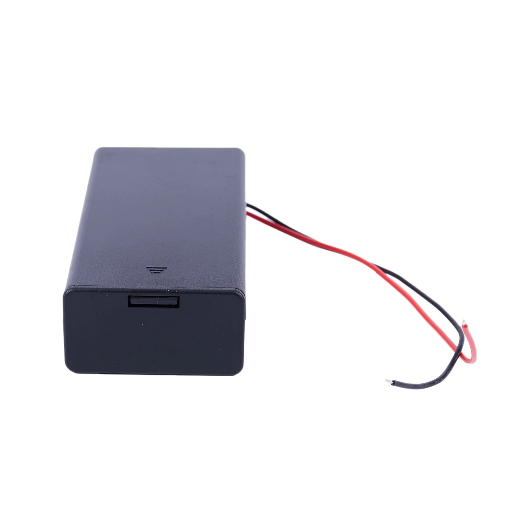 ELECT-4X 3.7V 2X 18650 Battery Holder Connector Storage Case Box ON/OFF Switch With Lead
