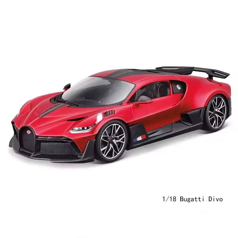 Bburago 1:18 Bugatti Bolide Bugatti Chiron Sport Bugatti Divo Alloy Miniature Diecast Model Sports Car Toy Collectible Kids Gift