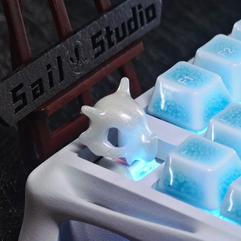 Skull ESC Keycaps مخصصة ثلاثية الأبعاد الطباعة الراتنج الإبداعية ورائعة قبعات المفاتيح لوحة المفاتيح لملحقات لوحة المفاتيح الميكانيكية هدية