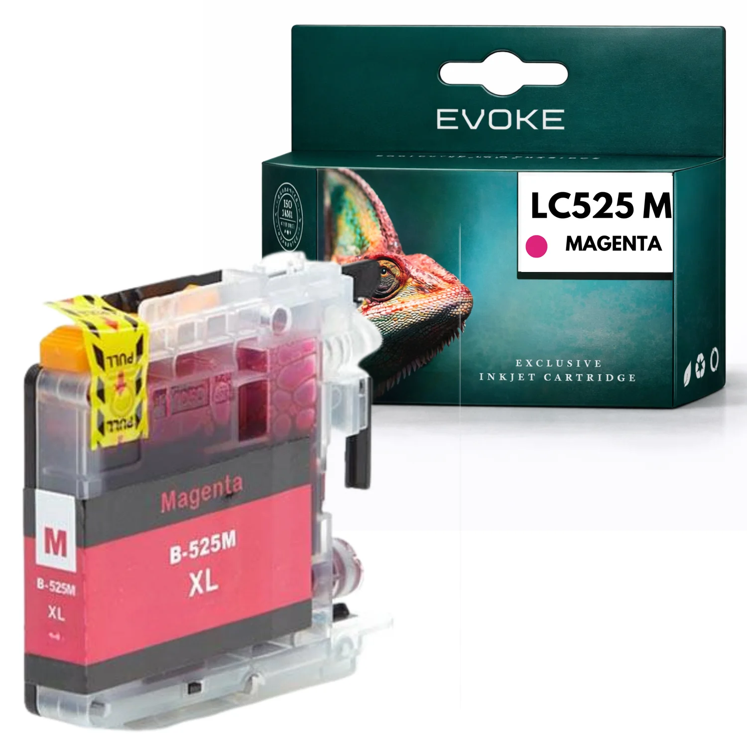 Evoke Compatibele Inkt voor Brother Lc-525Xlm Lc525Xlm Lc-525Xl Lc525Xl Magenta Dcp-J100 Mfc-J200 Dcp-J106