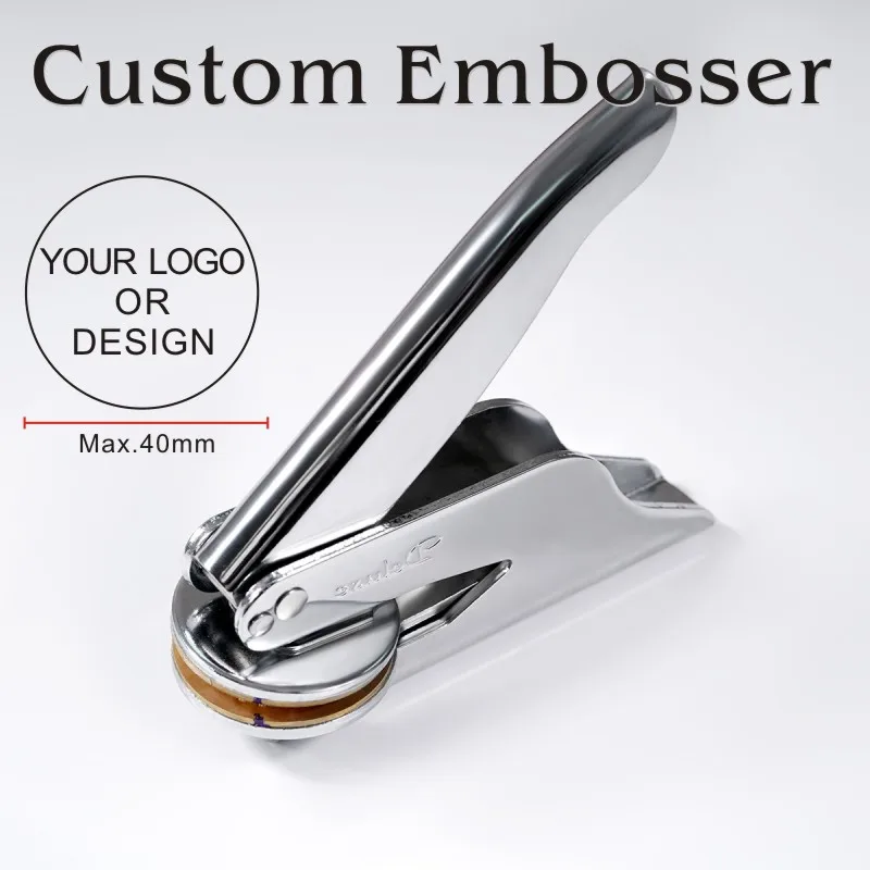 Wedding Embosser Stamp LOGO Custom Personalized Embossing Seal Customization for Letter Head Wedding Envelope Graduation Decora
