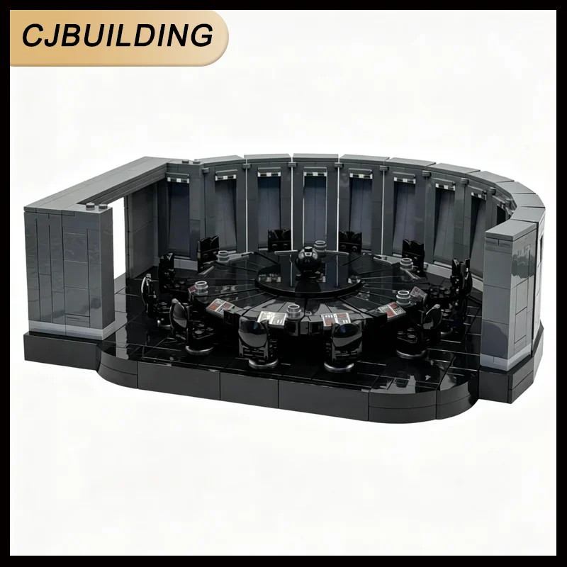 1155pcs Star Movie MOC Death Star Conference Room Diorama Model Building Blocks DIY Assembling Brick Toys MOC-250689