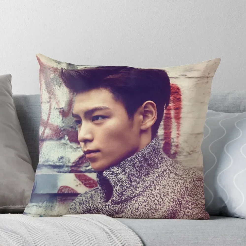 TOP BigBang Kpop Korea Choi Seung Hyun Throw Pillow Cushions For Decorative Sofa New year pillow