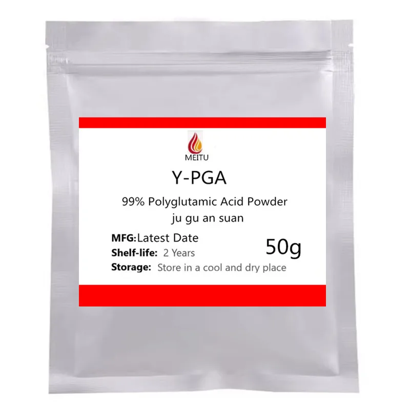 Polyglutamic Acid Powder,PGA for Skin Moisturizing and Whitening