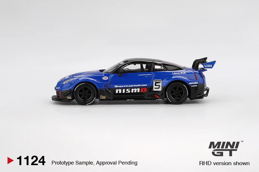 MINIGT  1/64 1135 1076  957 LB-Silhouette WORKS MURCIELAGO GT Evo Capri Diecast Model Toys Vehicles Miniatures Collectibles