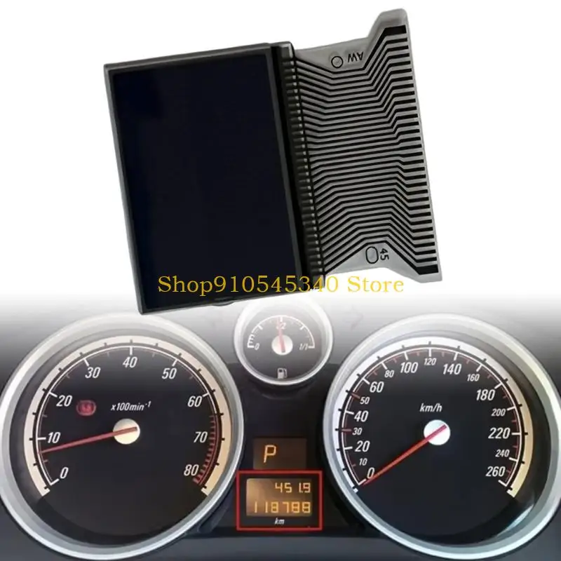 U2JA Car Cluster LCD Display Screen for Vauxhall, Instrument Dashboard Repair Part for Maintenance Service and Replacement Work