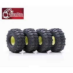 TigerDog 1.9 inch ultra soft simulation climbing tire suitable for 1:10 RC tracked vehicle Trx-4 scx10 90046 D90 D110 rc4wd
