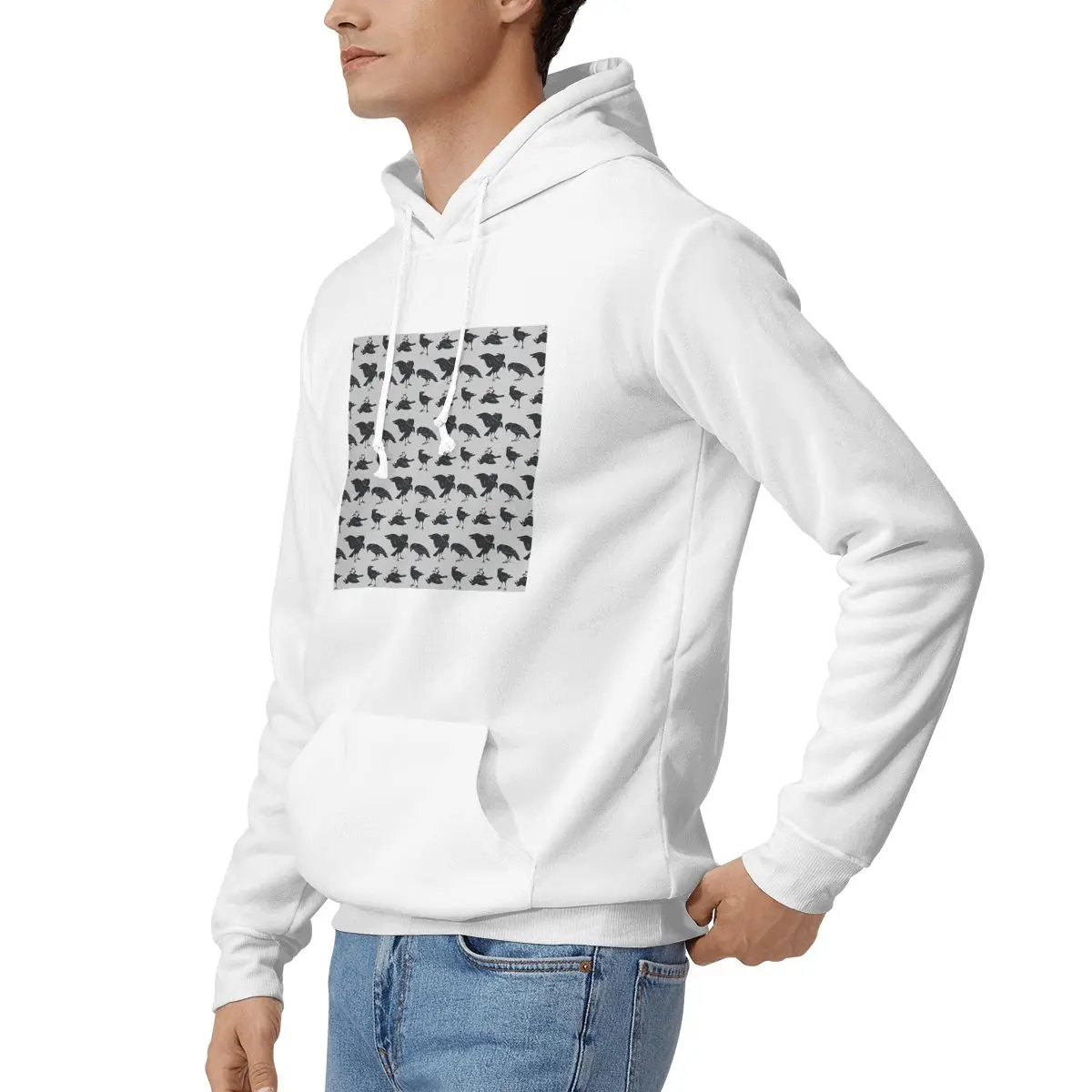 قتل الغربان هوديس الرجال النساء عارضة البلوز البلوز أزياء طويلة الأكمام الملابس الخريف الشتاء #6