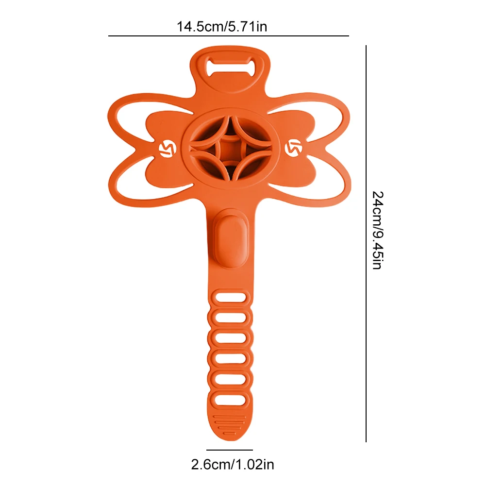 Supporto per telefono cellulare per bicicletta in silicone Supporto per telefono cellulare per bici antiscivolo Supporto per telefono cellulare per ciclismo regolabile Accessori per biciclette