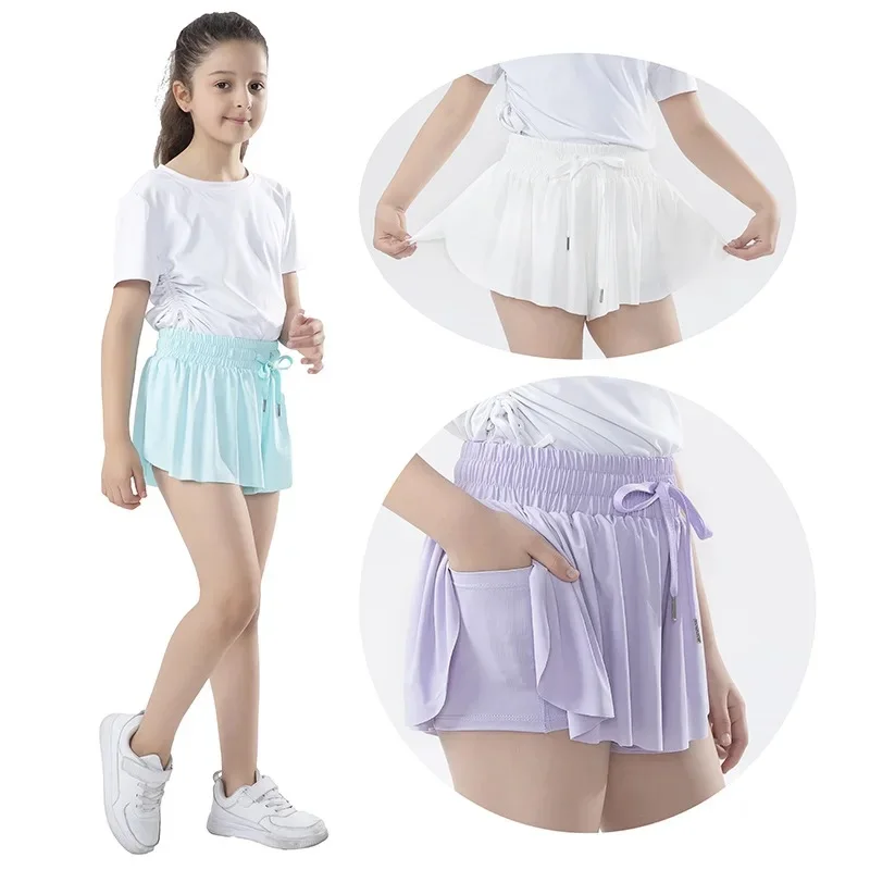 

Butterfly Athletic Shorts 2in1 Flowy Running Tennis Skirt Short For Melissa