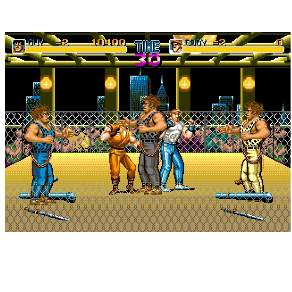 Final Fight MD Patreon Edition v0.89b 16bit Game Card For/ Mega Drive
