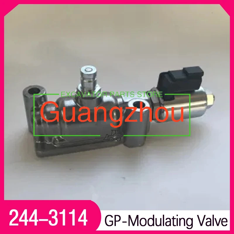 

для погрузчика 924G 930G Sparee 244-3114 2443114 GP-модулирующий клапан, аксессуары для двигателя экскаватора высокого качества, новые