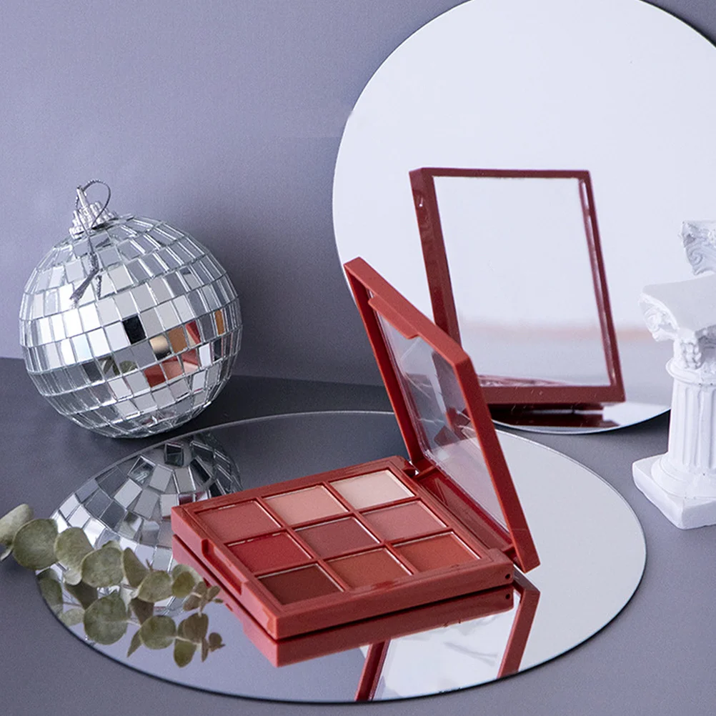 

2Pcs Reflective Mirrors Photo Prop Acrylic Waterproof Lightweight for Jewelry Photography Background Decorative