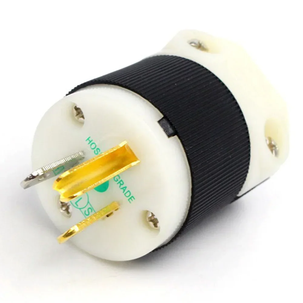 Audiophile Hubbell HBL8215G 銅 HiFi オーディオ アダプター AC 電源