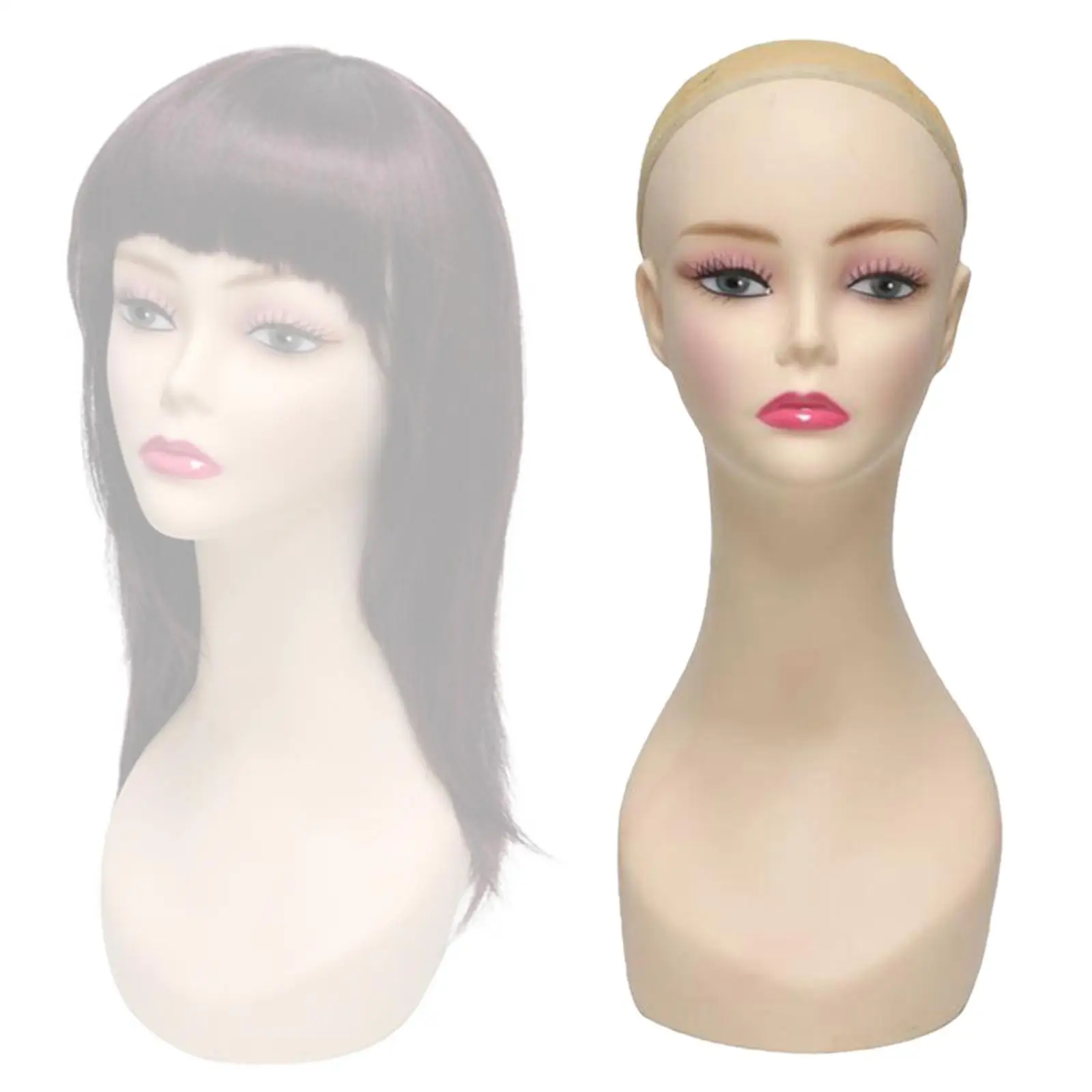 

Female Mannequin Head Wig Display Stand for Eyeglasses Beauty Accessories
