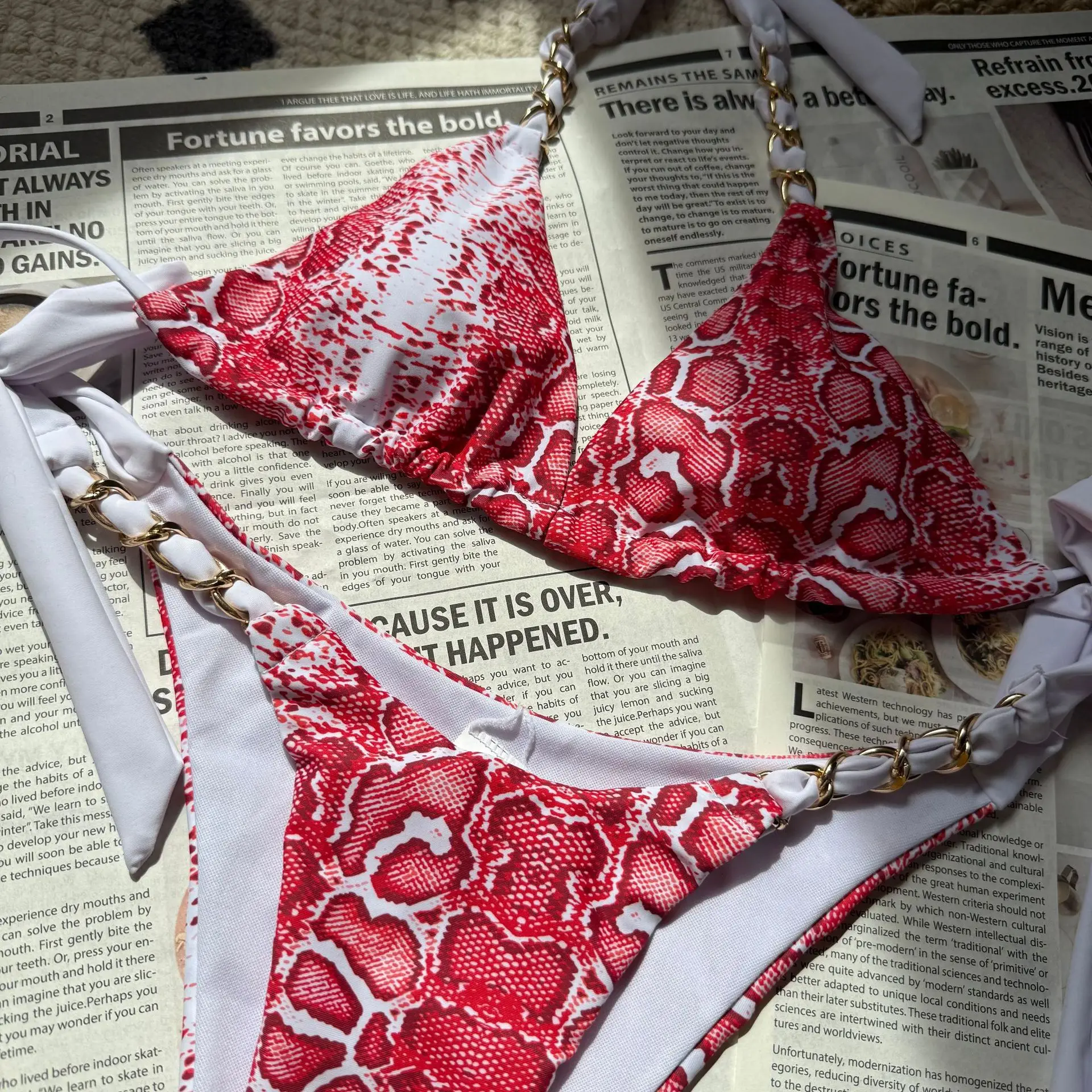 Conjuntos de bikinis sexys con estampado de leopardo, trajes de baño de dos piezas con lazo halter, traje de baño, traje de baño, bikini tankini