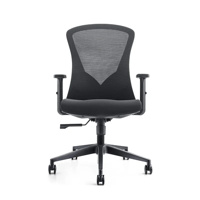 Custom design office chairs Modern  Computer Furniture Ergonomic Swivel Fabric Mesh Material No Headrest