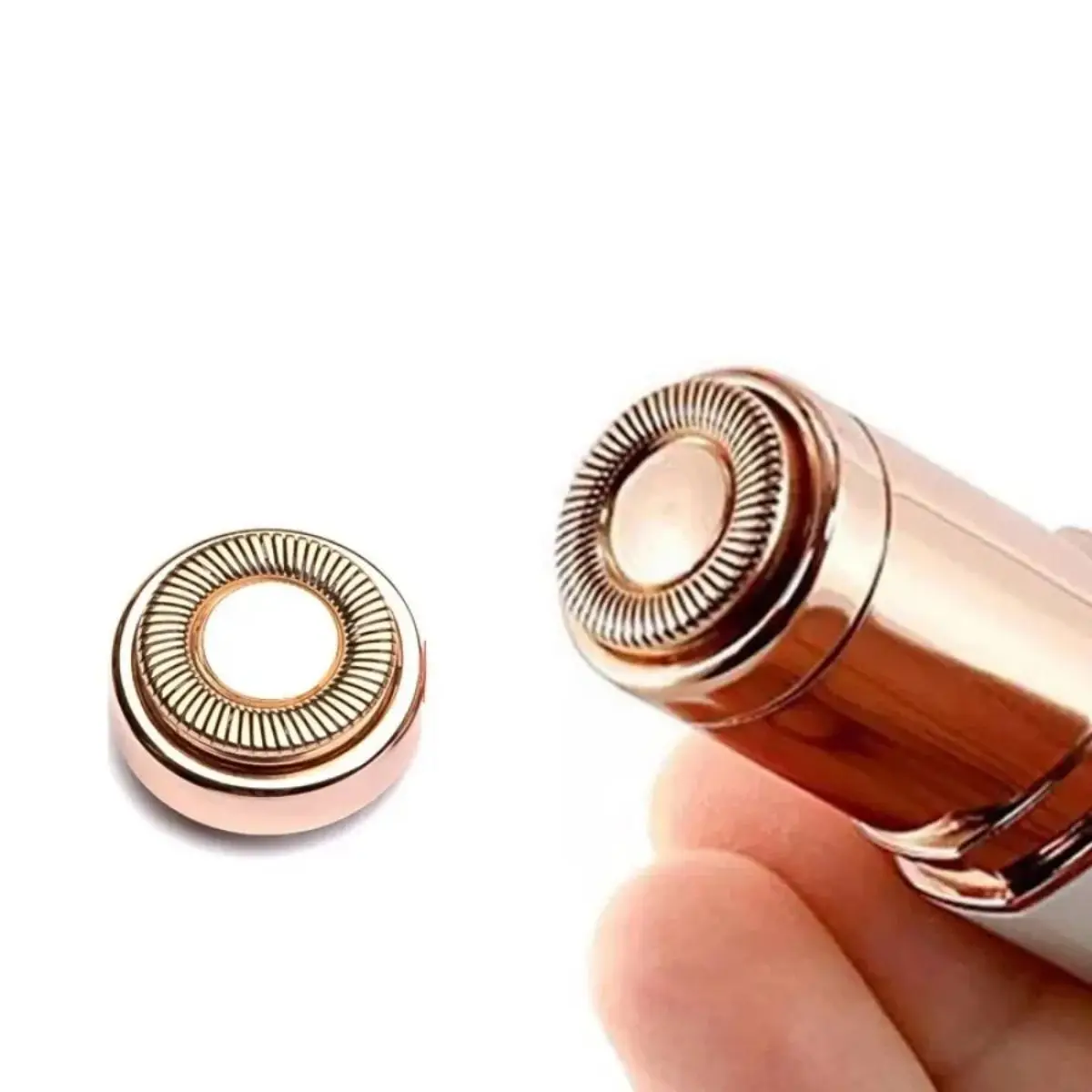 Rasoio sopracciglia elettrico Mini Epilatore per sopracciglia Forma di rossetto facciale Depilazione Strumento portatile per rasoio indolore per donna