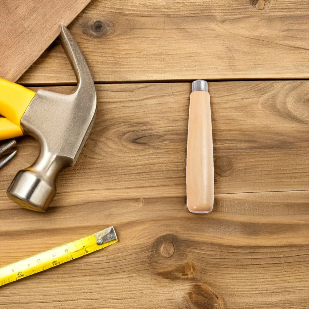 

4Pcs Wooden File Handle Replacement Ergonomic Wood Grip for Woodworking Tools Non-Slip File Handles for Cutting Tool Accessories