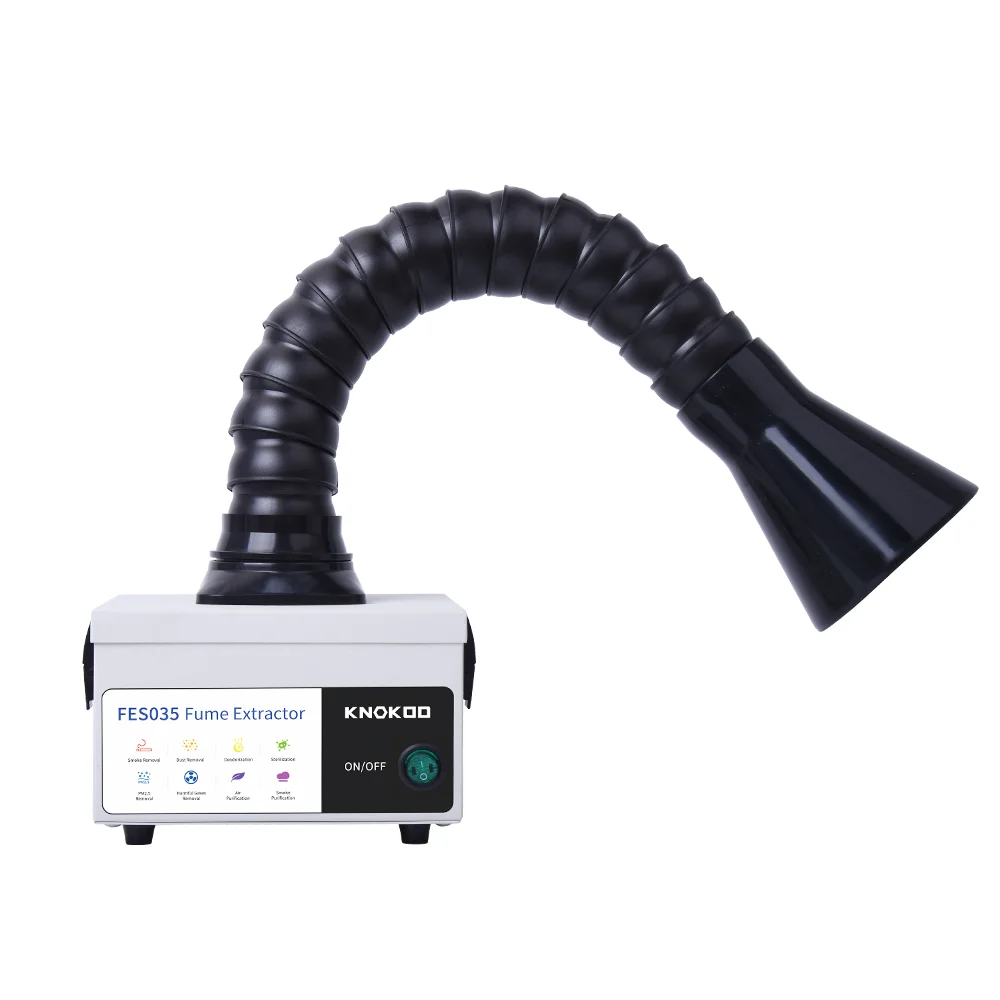 Kkoo-ミニフュームの抽出器、スイングクッション、溶接、レーザー彫刻、ポータブルデスク、DIYツール、修理用の空気清浄機