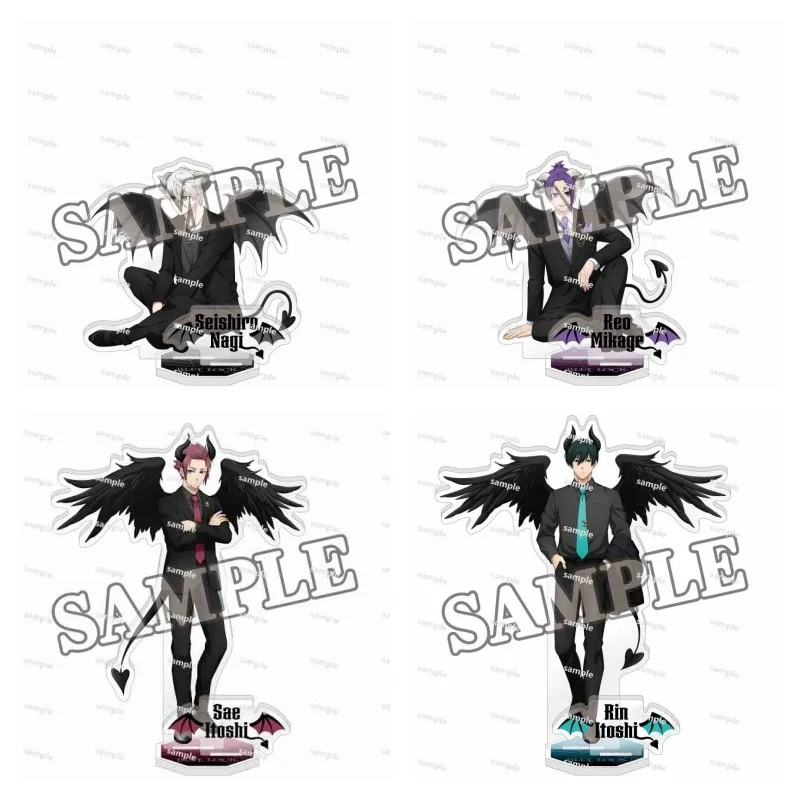 BLUE LOCK Anime Figures Nagi Seishiro Mikage Reo Acrylic Stands Character Itoshi Sae Model Vampire Style Decor Prop Fans Gift