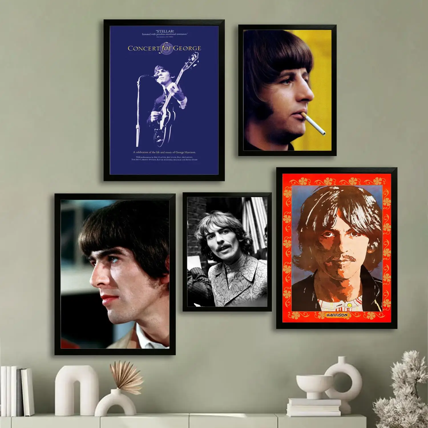 george harrison Canvas Art Poster and Wall Art, Picture Print, Modern Family Bedroom Decor, Posters,Decorative painting