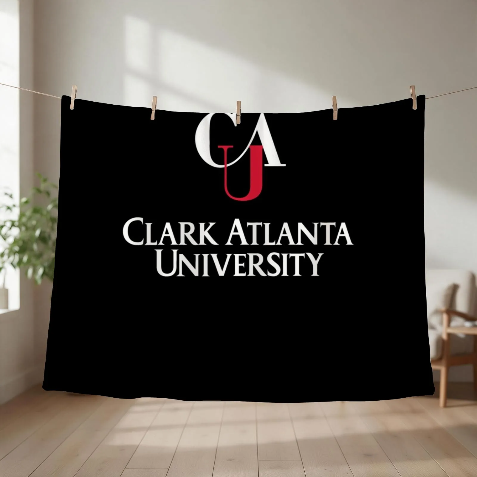 Clark atlanta university Throw Blanket couch cozy soft plush fuzzy picnic outdoor blanket