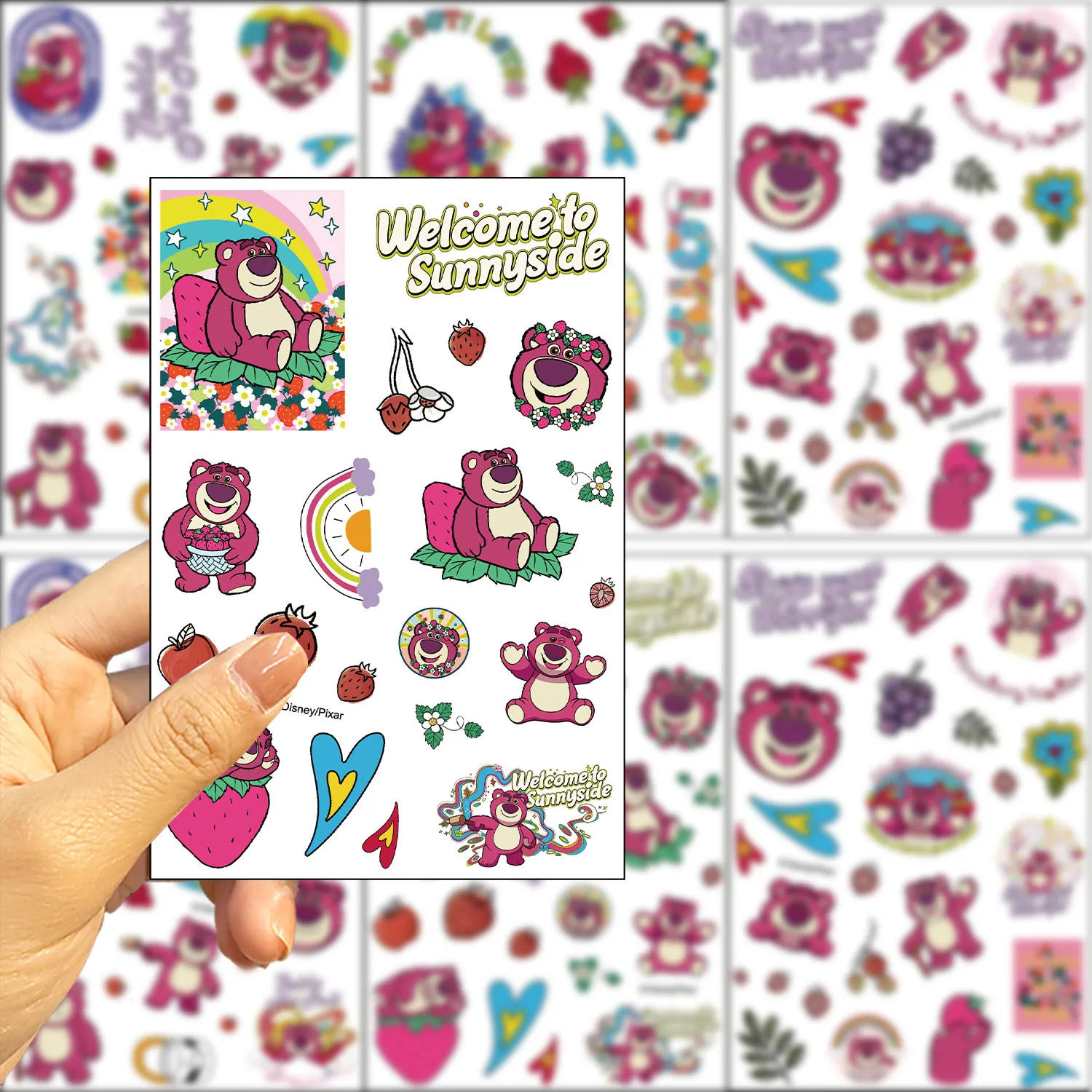 

8/16 листов мультфильм Диснея, милая наклейка в стиле лотоса, каваи, забавная наклейка в стиле граффити, детская игрушка, сделай сам, гитара, скрапбук, чашка для воды, чехол для телефона