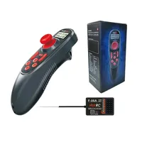 HOTRC DS600 remote control with screen Display 2.4g six-way ship model remote control with fixed speed PWM remote control switch