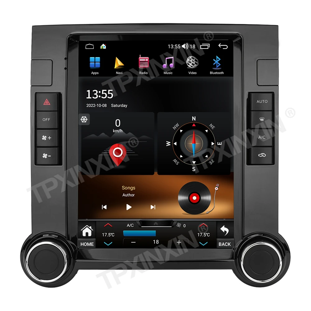 Android Automotive Multimedia For Volkswagen TOUAREG 2003 2004 2005 2006 2007 2008 2009 2010 VW T5 2009 2010 GPS Navi Head Unit