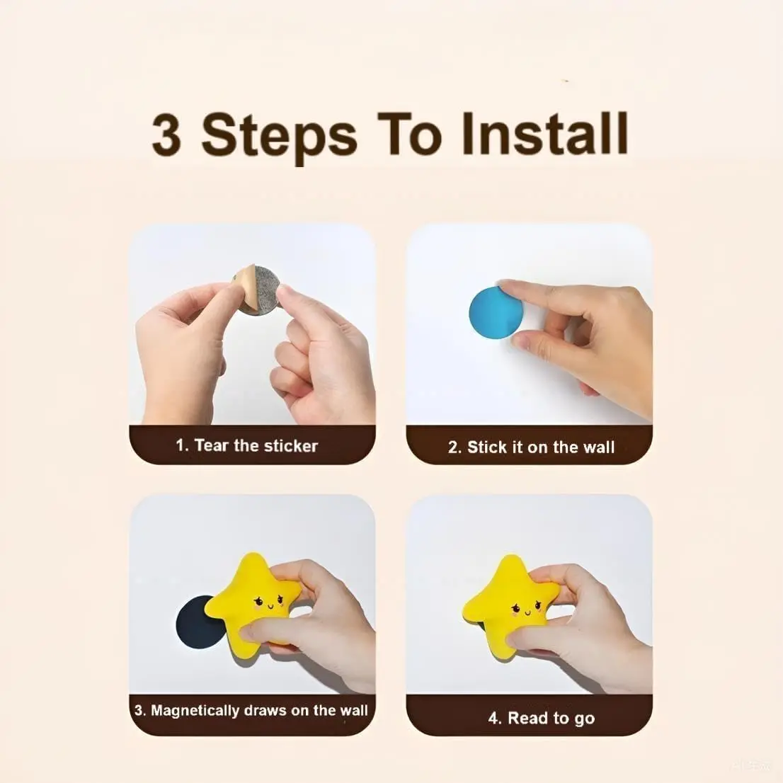 Mini Cute Silicone Rechargeable Nursery Wall Night Light Baby Room Decor Dimmable Lamp Decorations