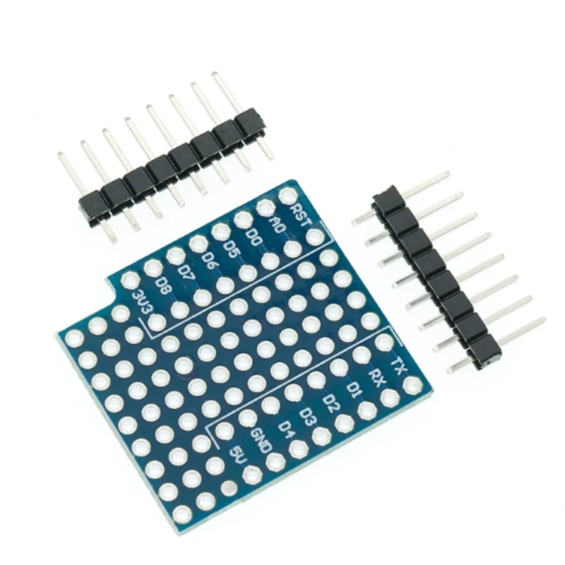 10PCS ProtoBoard Shield for WEMOS D1 mini double sided perf board with 2 pinhead