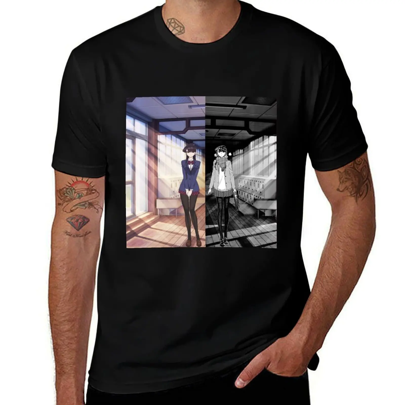 Komi can't communicate anime manga T-Shirt Sweat Absorbing Sports Tee Shirt T-Shirt