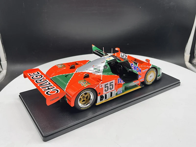 IXO 1:18 Scale Diecast Alloy Mazda 787B 55# Toys Cars Model Classics Nostalgia Adult Collection Souvenir Gifts Static Display