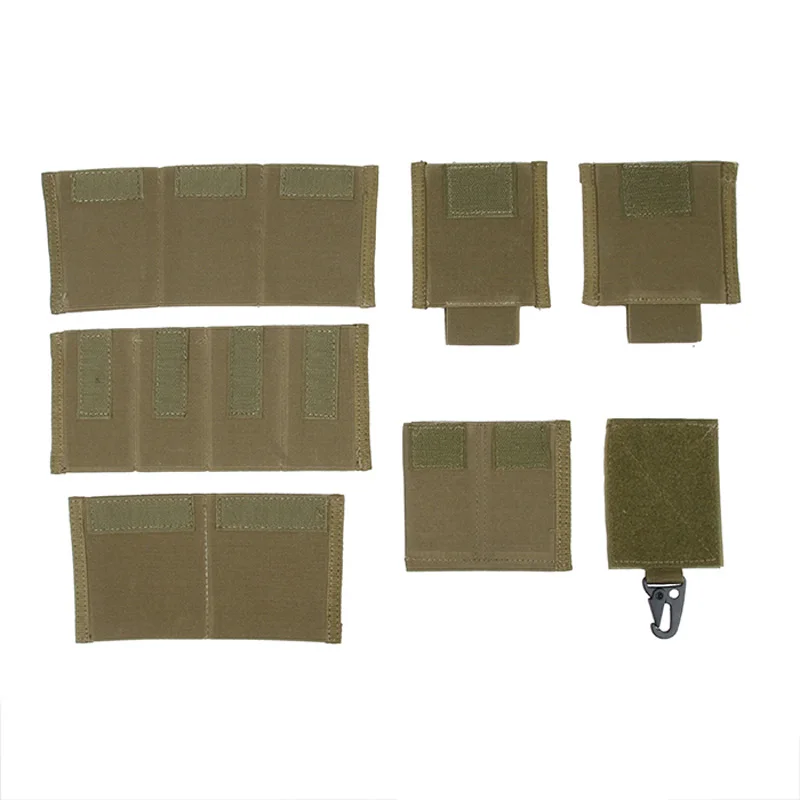 TMC Micro Chest Rig 556 762 9mm Mag Insert Set Gloves Hook TMC3123