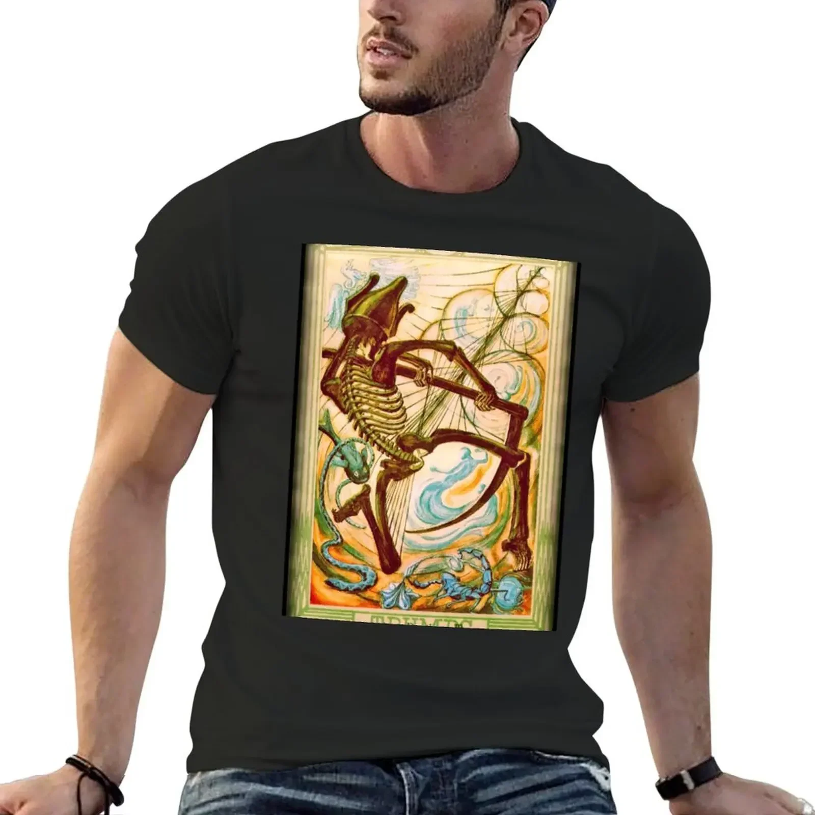 Thoth Tarot - XIII - Death. T-Shirt oversized graphic shirts heavyweights mens white t shirts