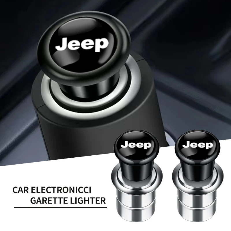 

1Pcs Car Cigarette Lighter Plug Adapter Portable Power Outlet For Jeep Big Wrangler Grand Cherokee New Energy Gladiator Wrangler