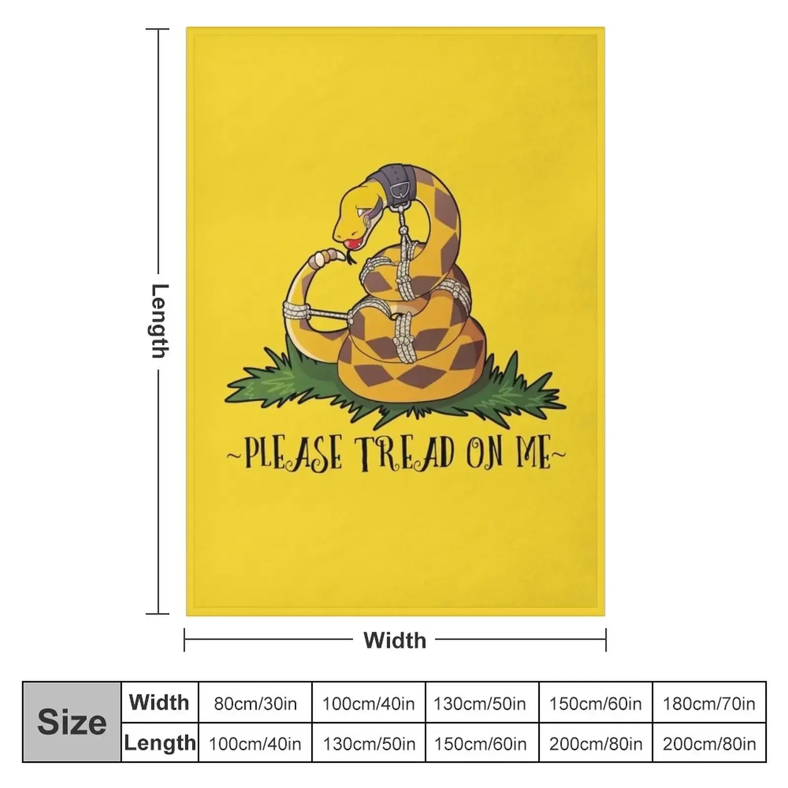 Please Tread On Me Throw Blanket Blankets Sofas Of Decoration warm winter Blankets