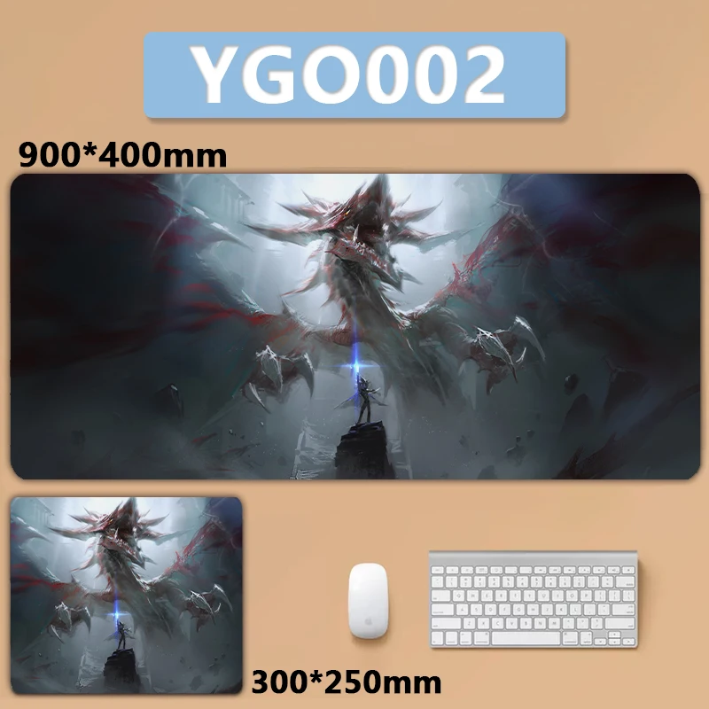 Yu Gi Oh Yugioh Blue Eyes White Dragon XXL Mouse Pad Large Computer Laptop Non-slip Keyboard Desk Mats Mousepad