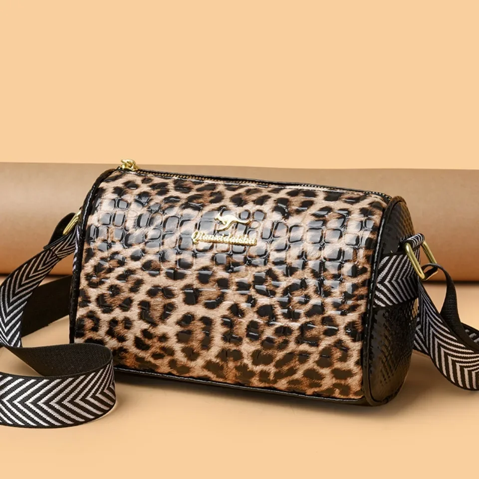 

Leopard Print Design Women's Shoulder Bags High Quality Leather Crossbody Bag Purse Ladies Messenger Fashion Commuting Handbags