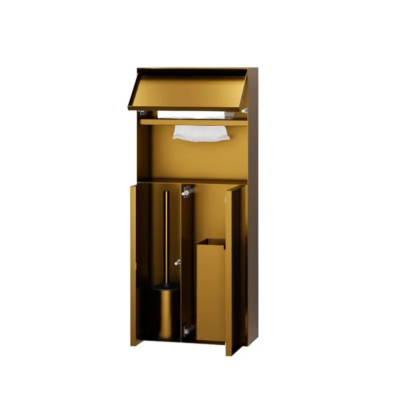 Toilet concealed toilet brush hidden tissue box y