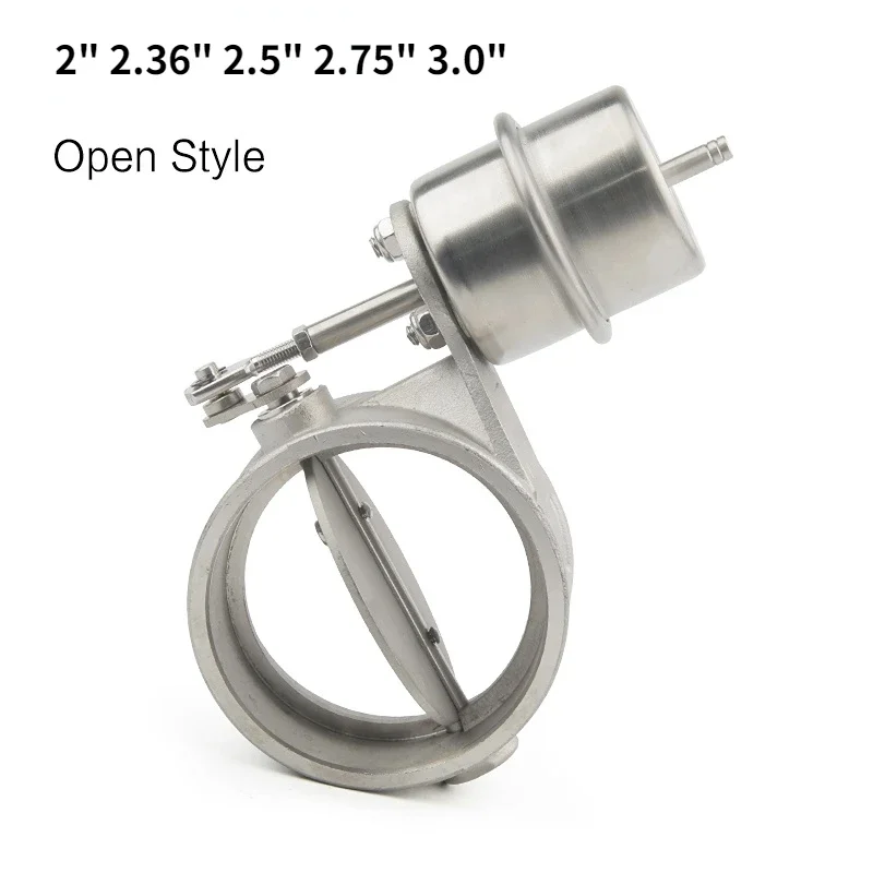 Universal 2 2.36 2.5 2.75 3.0inch/51 60 63 70 76mm Open/Close Style NEW Vacuum Activated Exhaust Valve Cutout