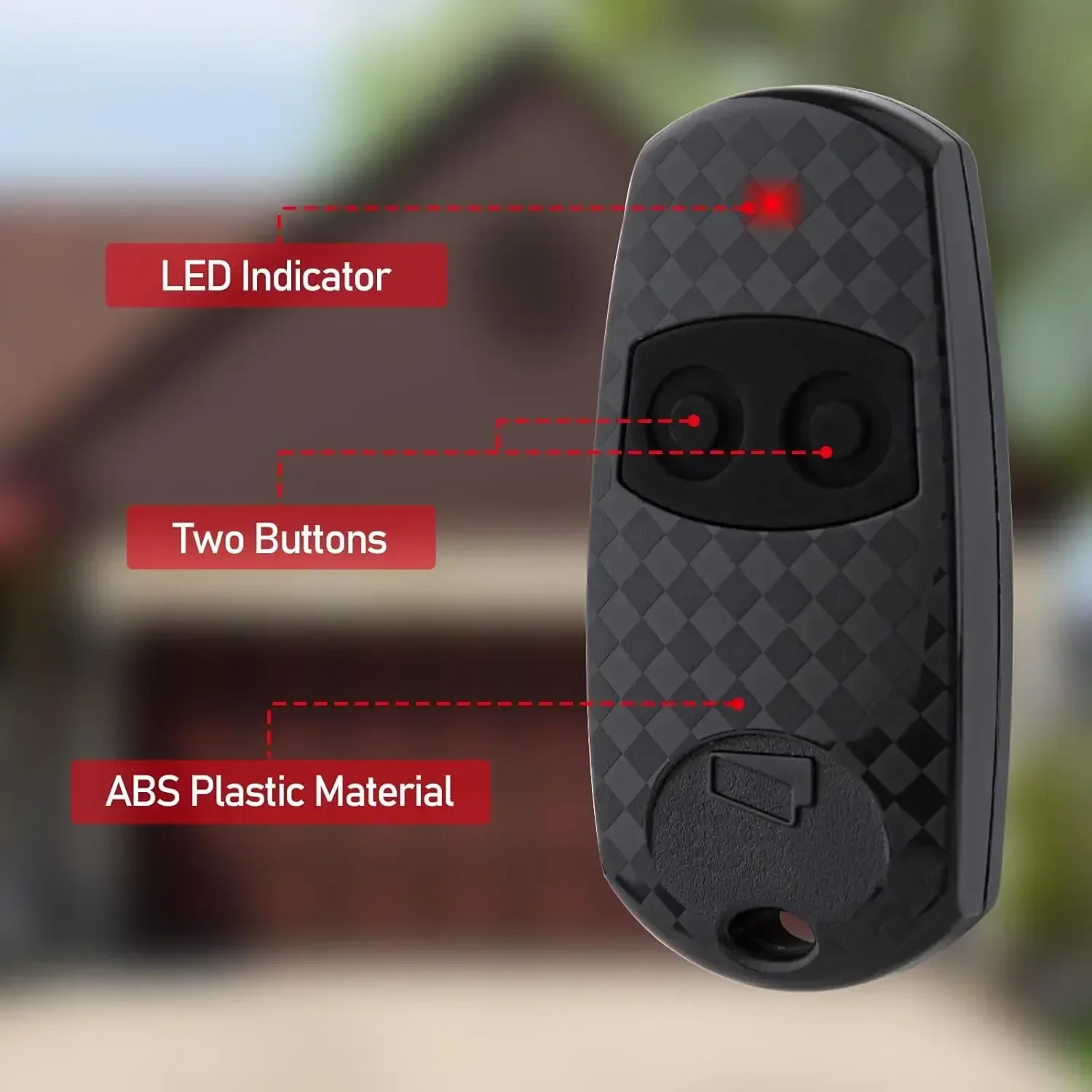 Top432 EV 433.92 MHz Garage Gate Fob Remote Control Transmitter Compatible with CA TOP-432EV TOP-432EE TOP-432NA, 2 Pack