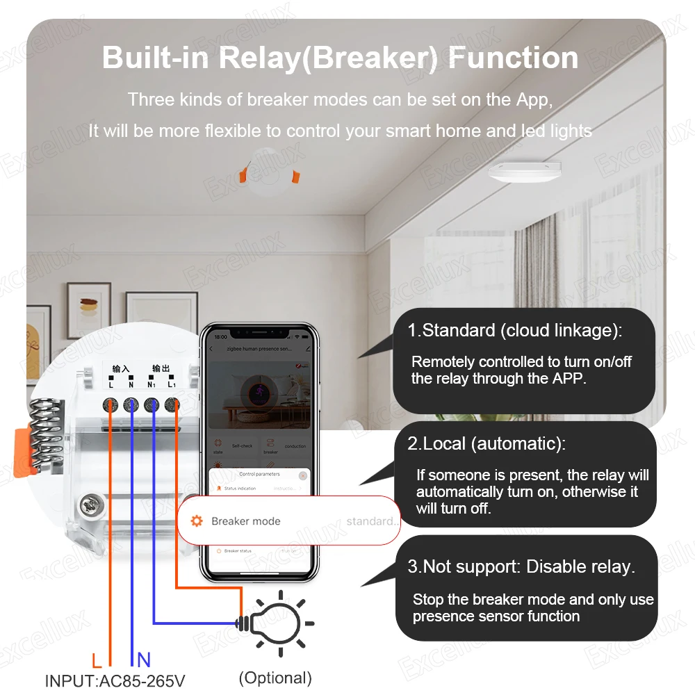 Detector de presencia humana Tuya Zigbee, detección de luminancia/distancia, Radar de 5,8G y 24G, Sensor de microondas, compatible con ZB 2mqtt Home Assistant