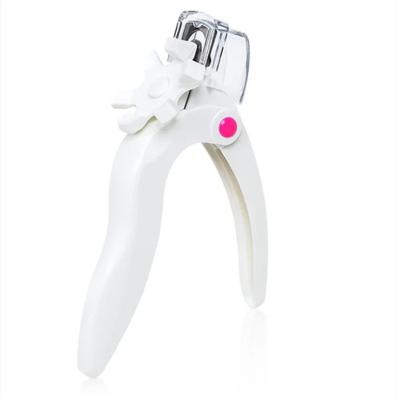 Nail Clippers for Acrylic Adjustable Nails with Sizer and Catcher Nail Tip Cutter with Length Measurement Dial. view 3