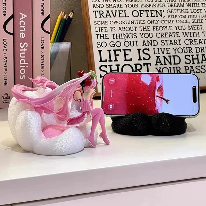 1pc Creative Cat Claw Decoration Cute Cartoon Desktop Small Ornaments Mobile Phone Holder 3D Printing Crafts