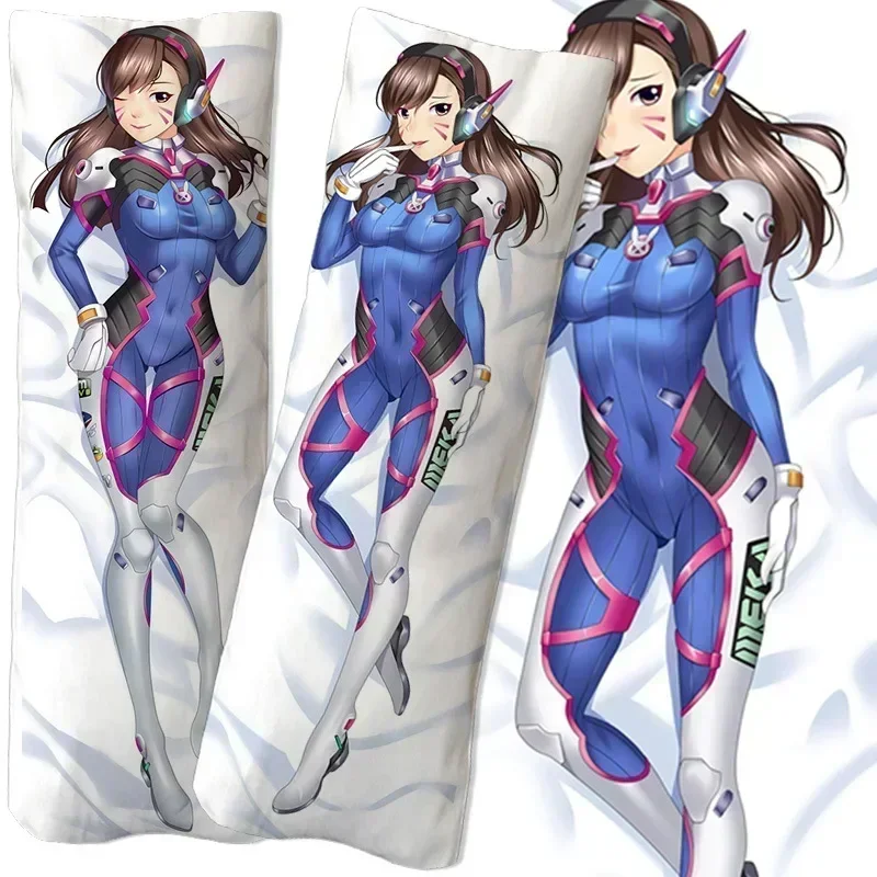 Game Overwatch figure Equal body hug body pillow pillowcase double-sided 3D printed bedding can be DIY two-dimensional sexy gift