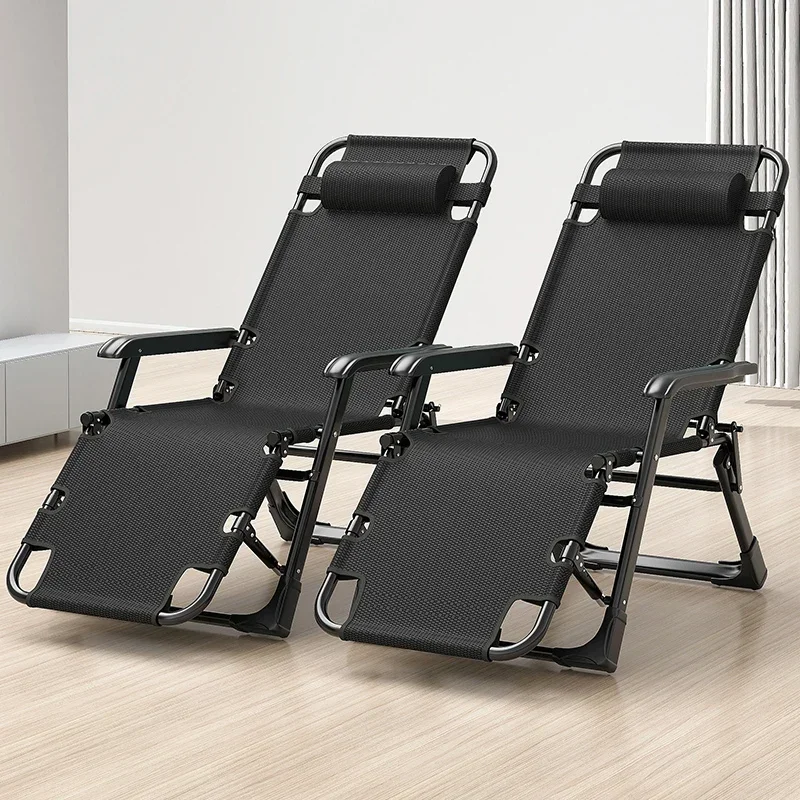 Installation-free Outdoor Folding Adjustable Gravity Leisure Bed Outdoor Beach Terrace Garden Folding Chair